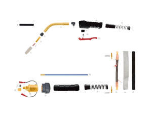 Tubo de Contato 1,2X30X10XM8 Cucrz